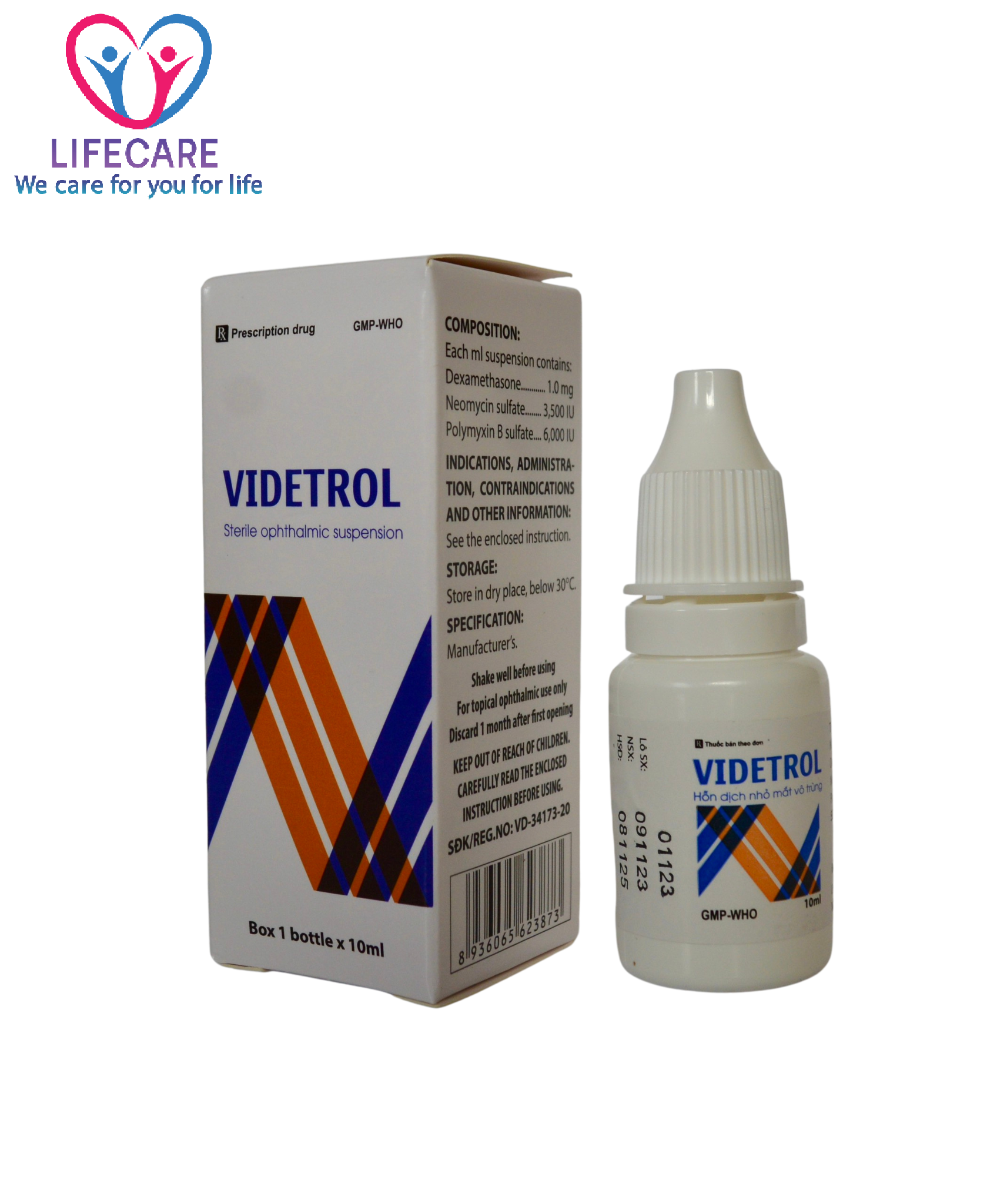 Hỗn dịch nhỏ mắt vô trùng VIDETROL
