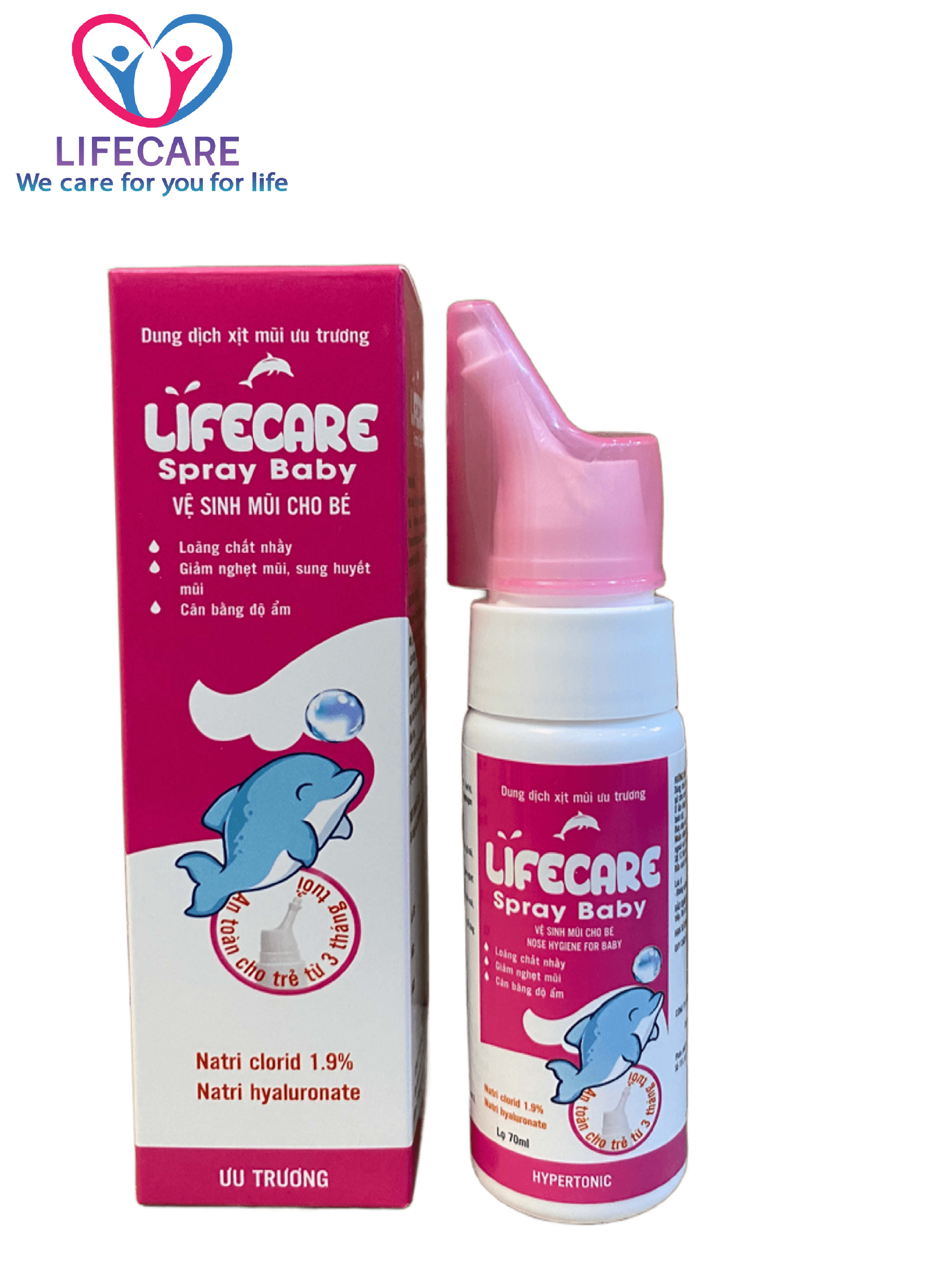 Dung dịch xịt mũi LIFECARE Spray baby